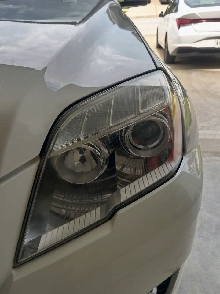 Headlight after restoration
